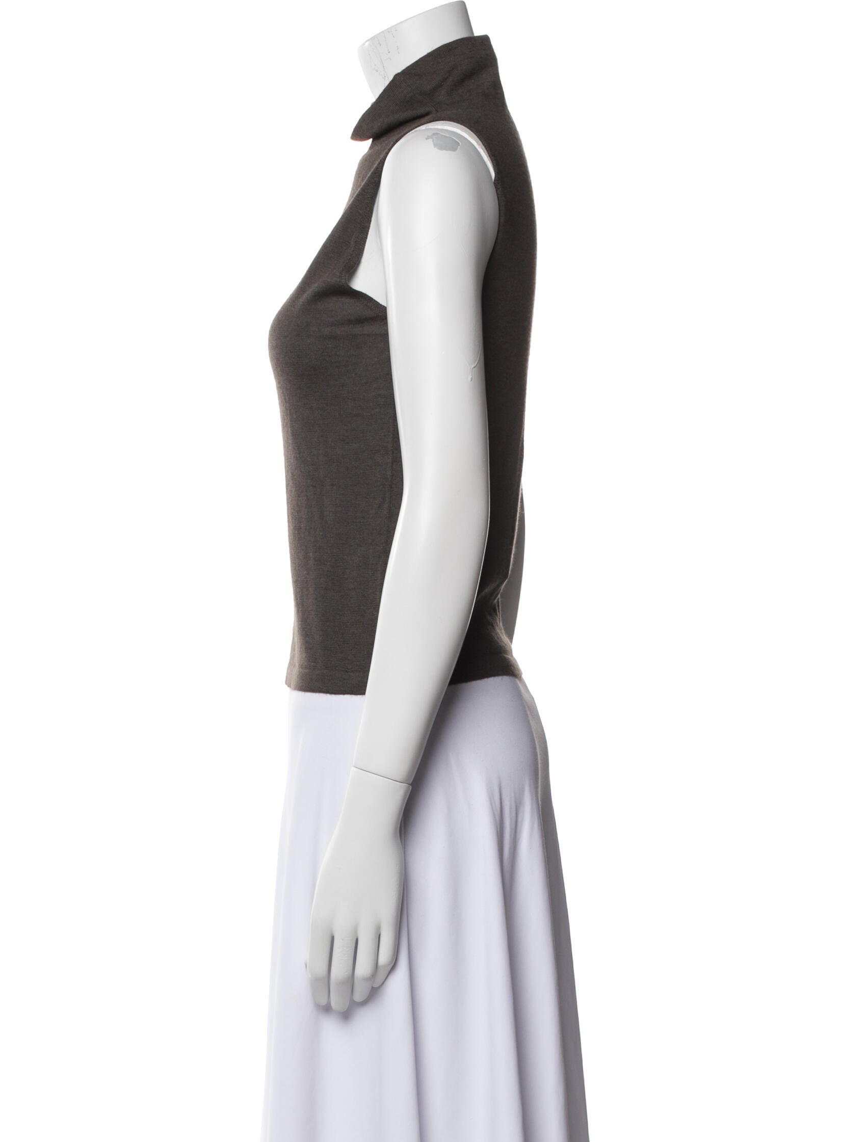 Dusan Silk Turtleneck Top