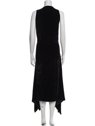 Dusan V-Neck Midi Length Dress