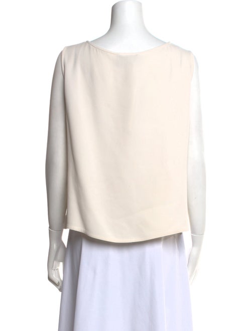 Dusan Silk Bateau Neckline Blouse