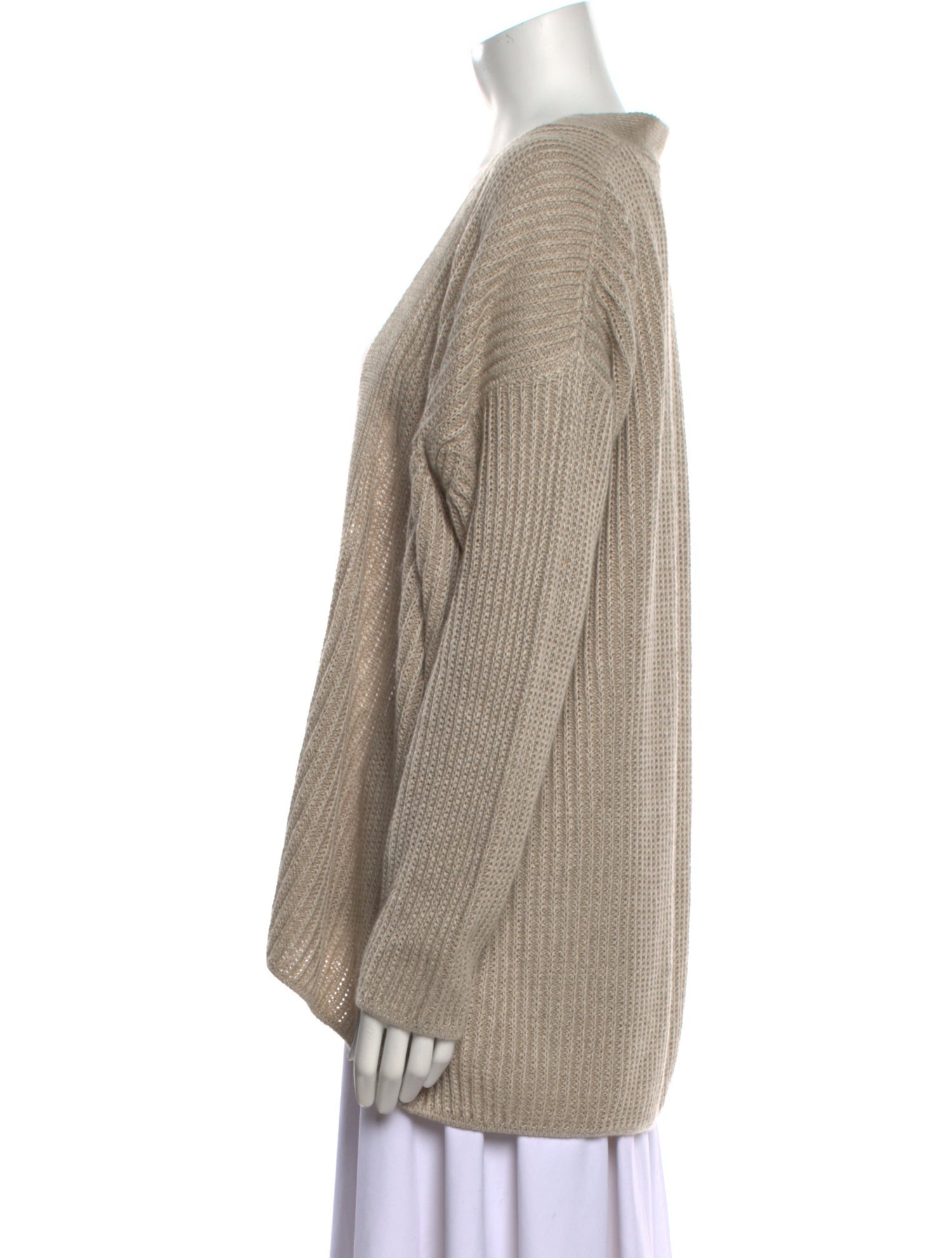 Dusan Linen Open Front Sweater