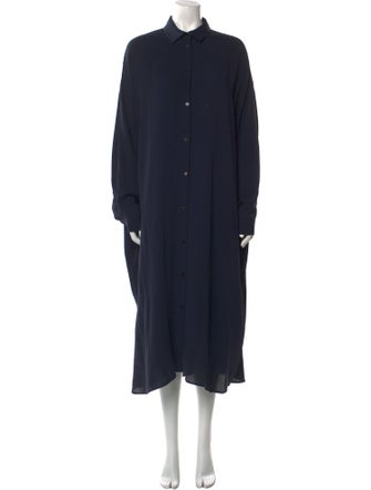 Dusan Silk Midi Length Dress