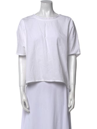 Dusan Scoop Neck Short Sleeve Top