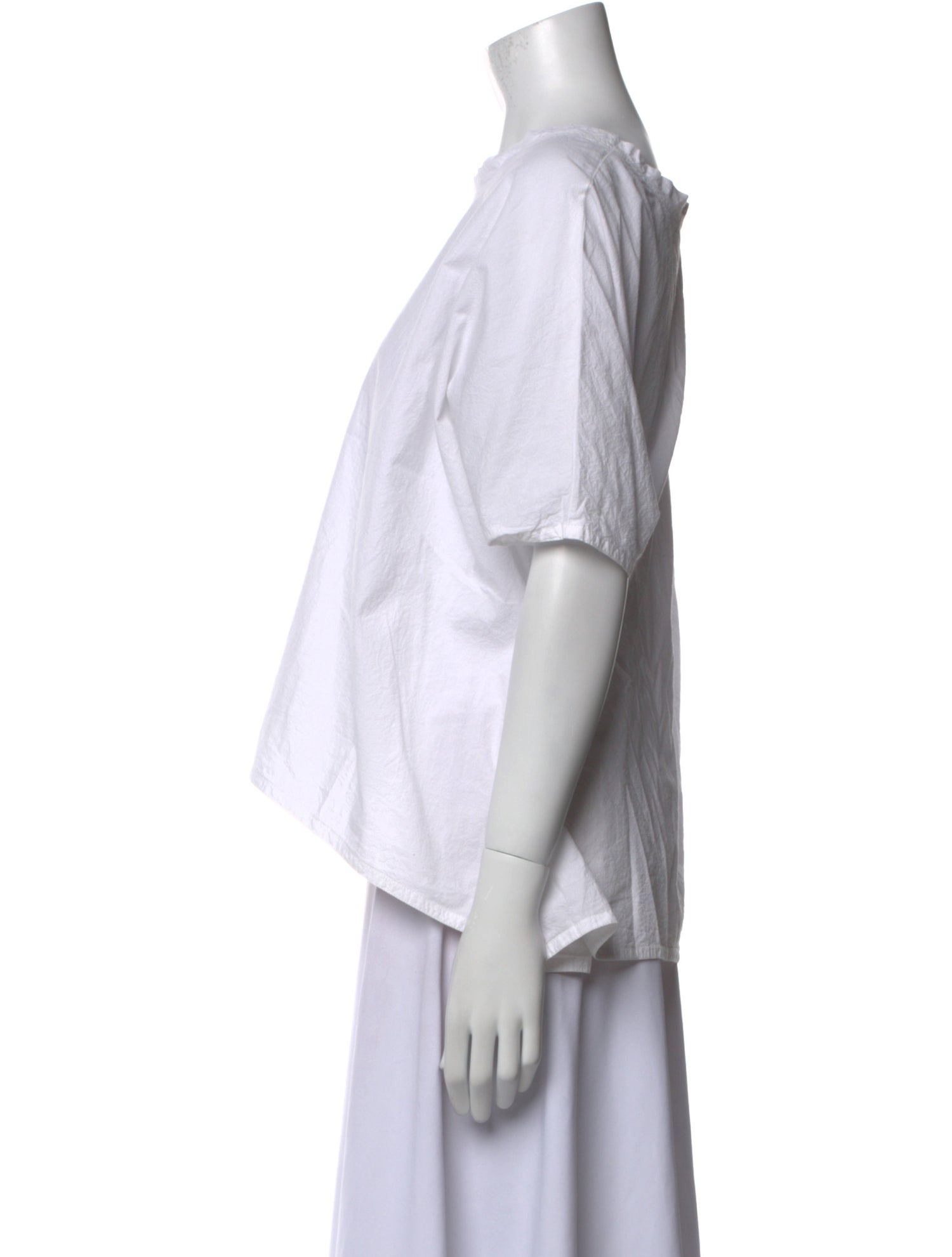 Dusan Scoop Neck Short Sleeve Top