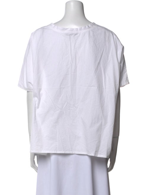 Dusan Scoop Neck Short Sleeve Top