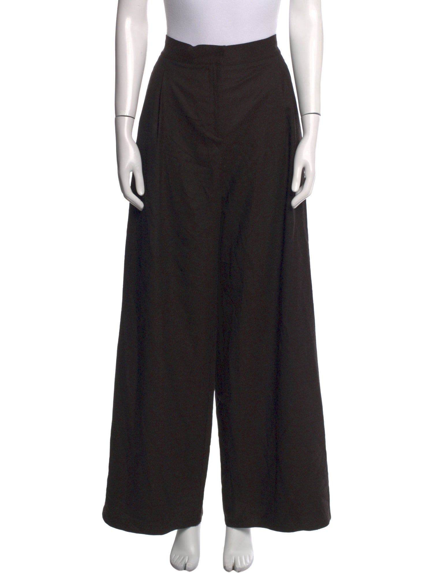 Dusan Virgin Wool Wide Leg Pants