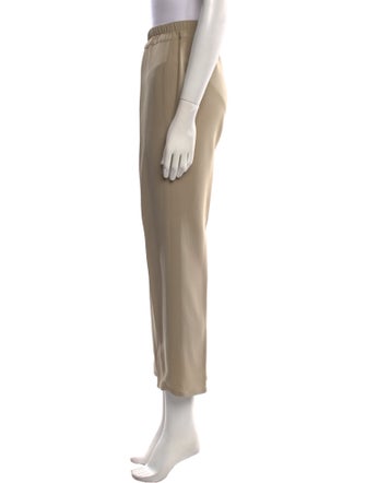 Dusan Silk Straight Leg Pants