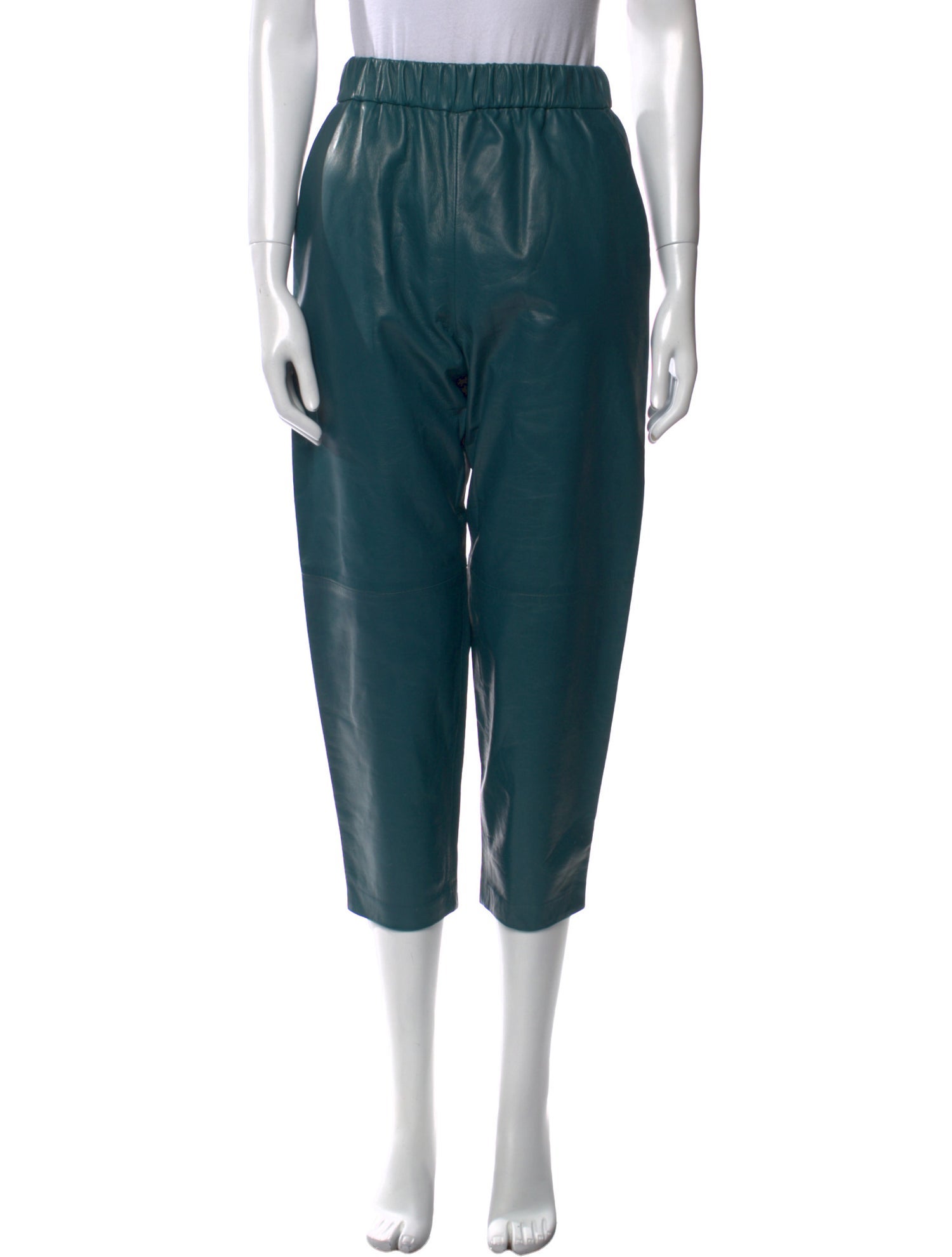 Dusan Leather Straight Leg Pants w/ Tags