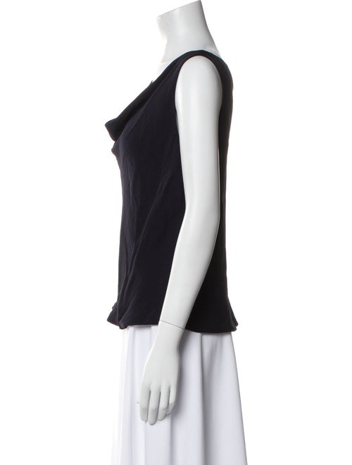 Dusan Silk Cowl Neck Top