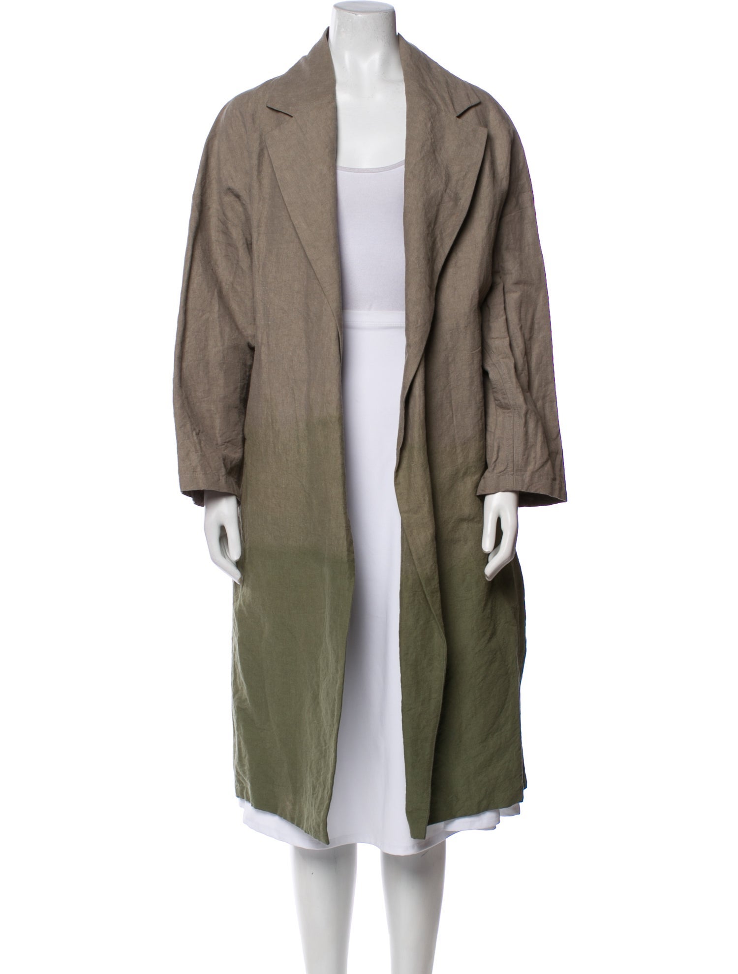 Dusan Linen Trench Coat