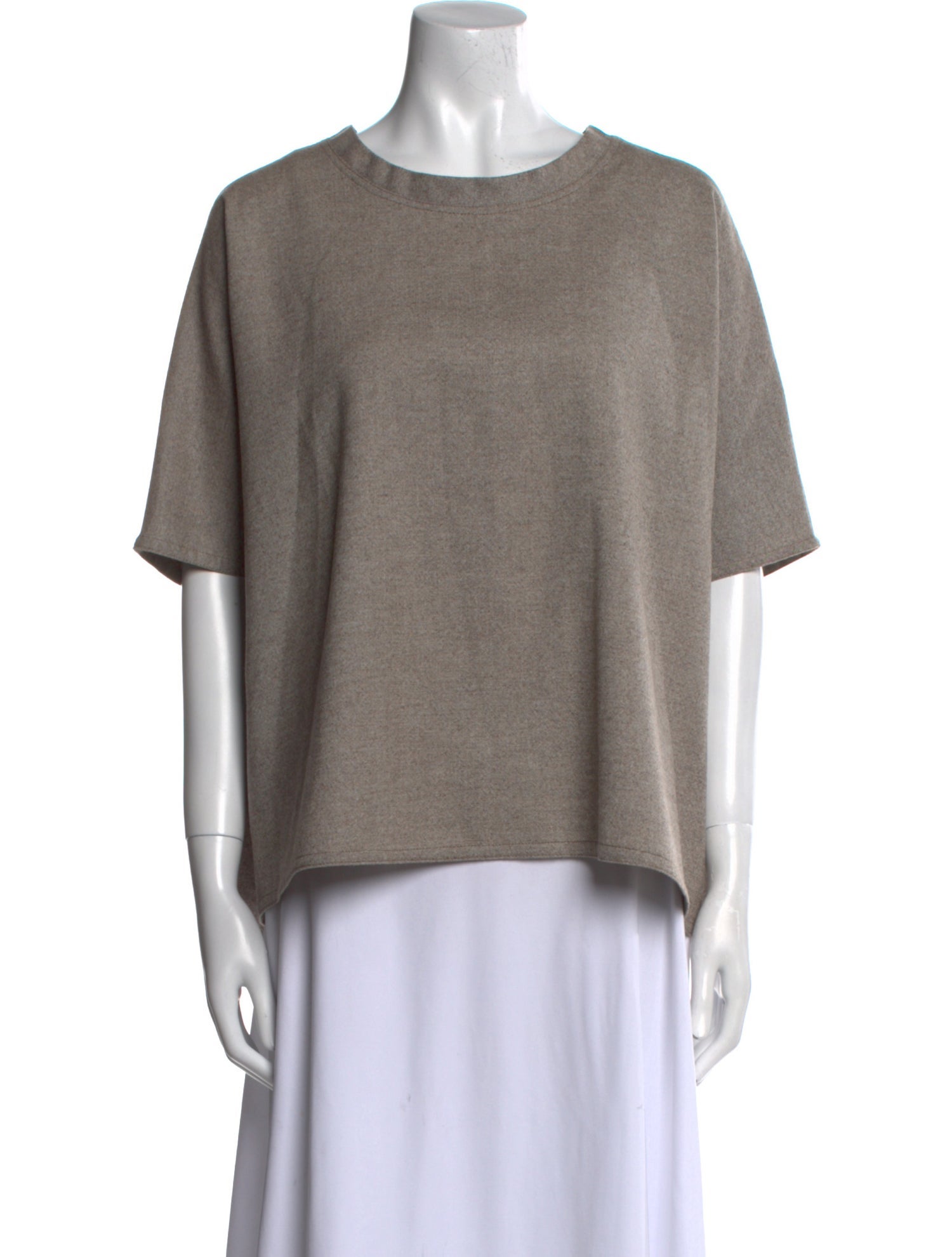 Dusan Virgin Wool Crew Neck T-Shirt