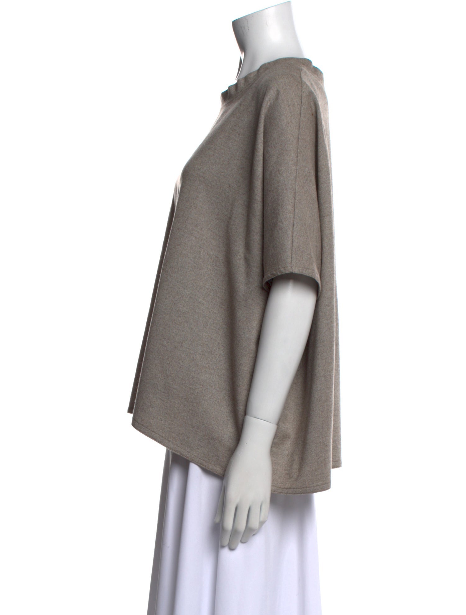 Dusan Virgin Wool Crew Neck T-Shirt