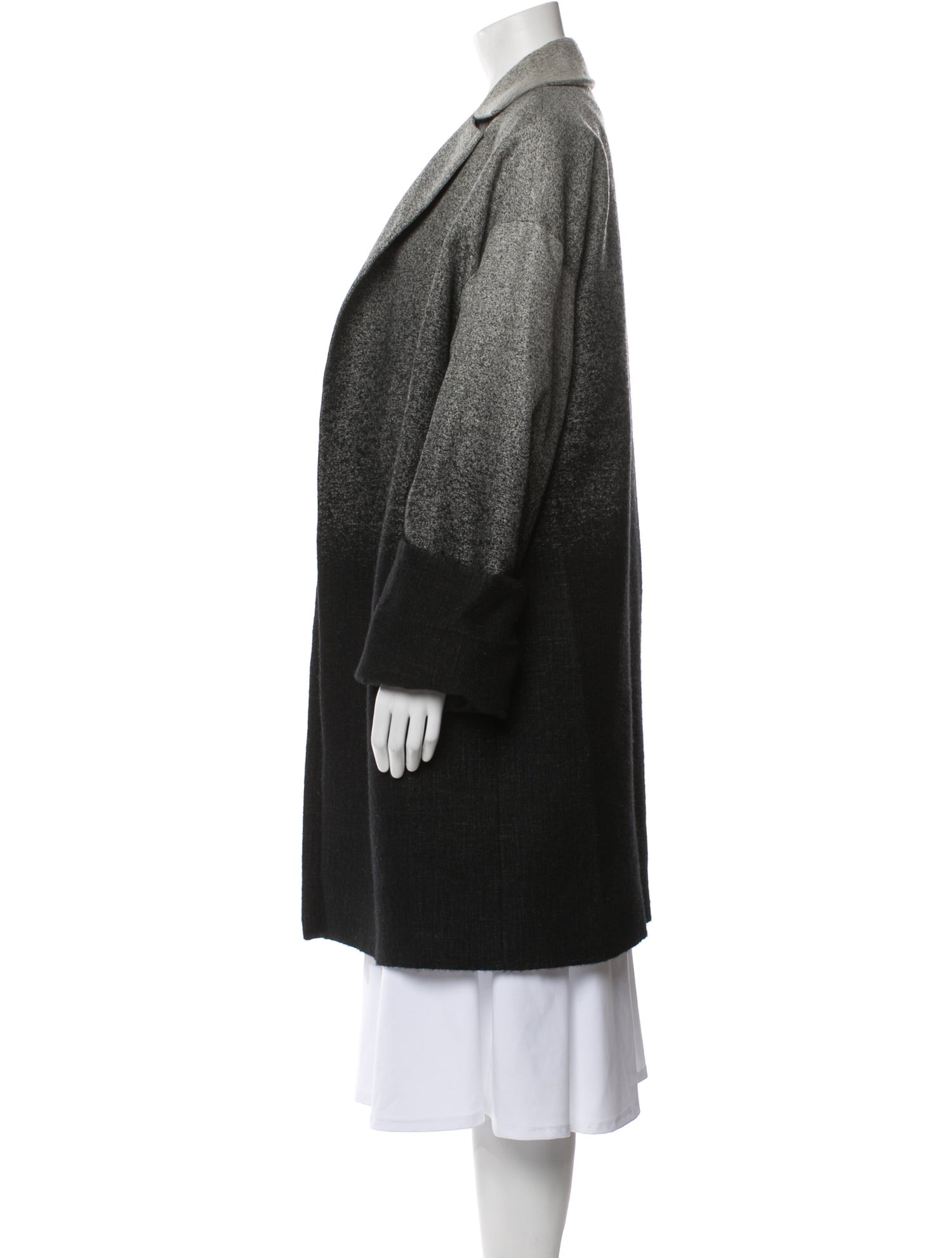 Dusan Wool Faux Fur Coat