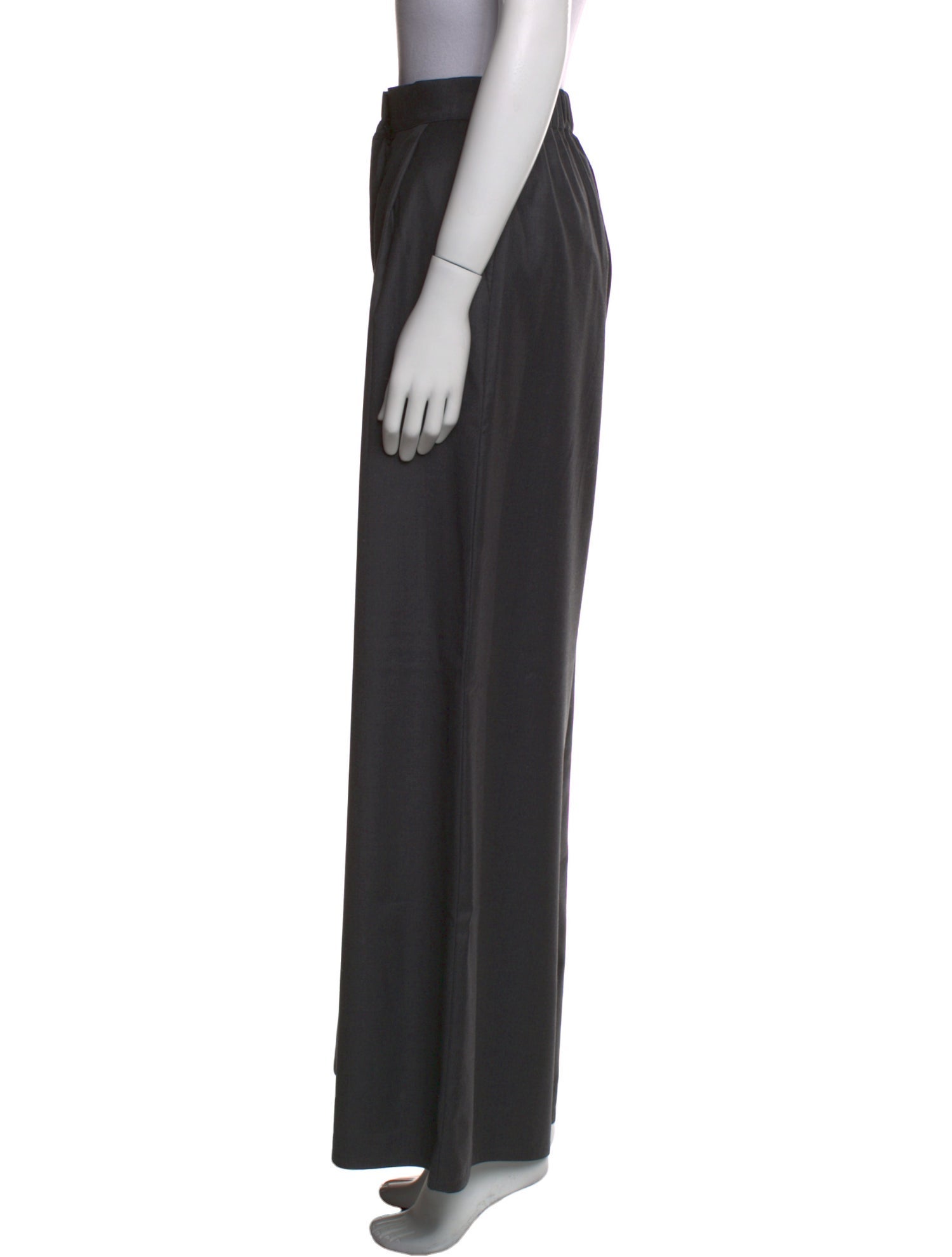 Dusan Virgin Wool Wide Leg Pants