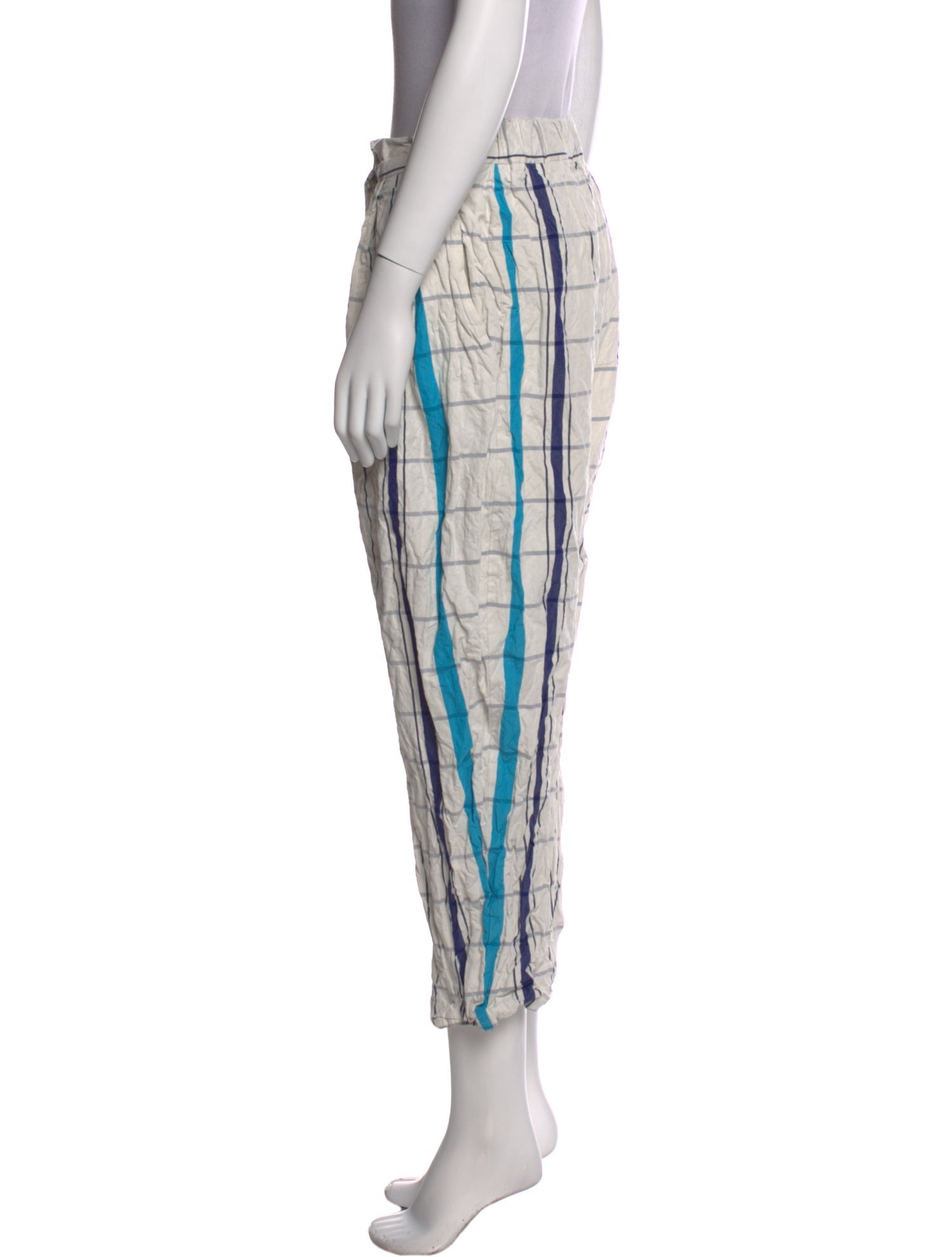 Dusan Plaid Print Straight Leg Pants