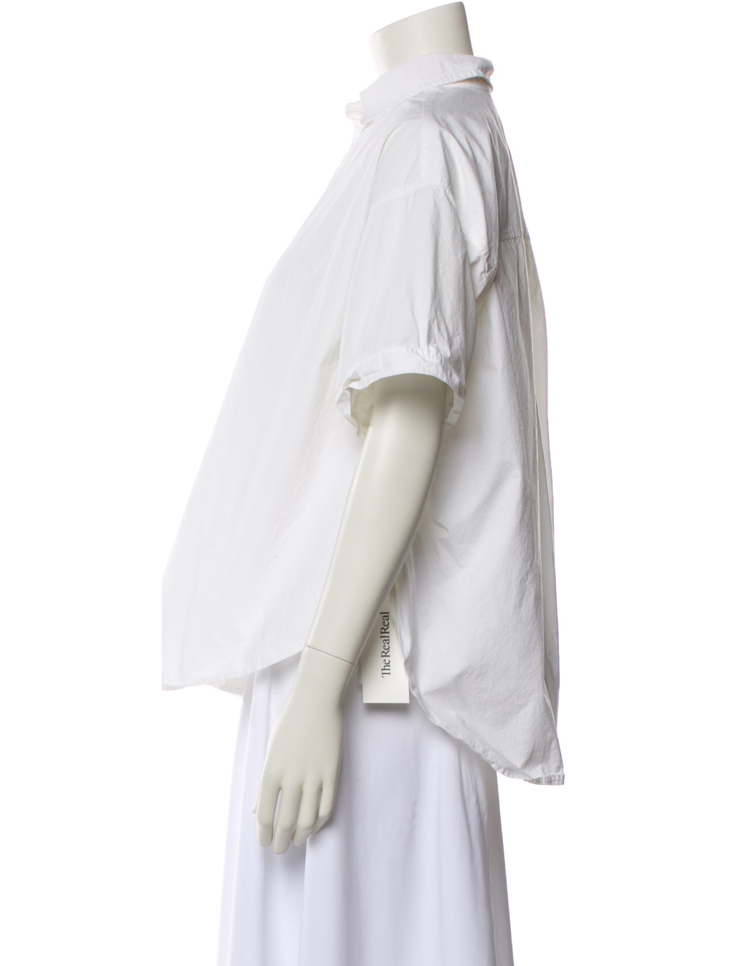 Dusan Short Sleeve Button-Up Top