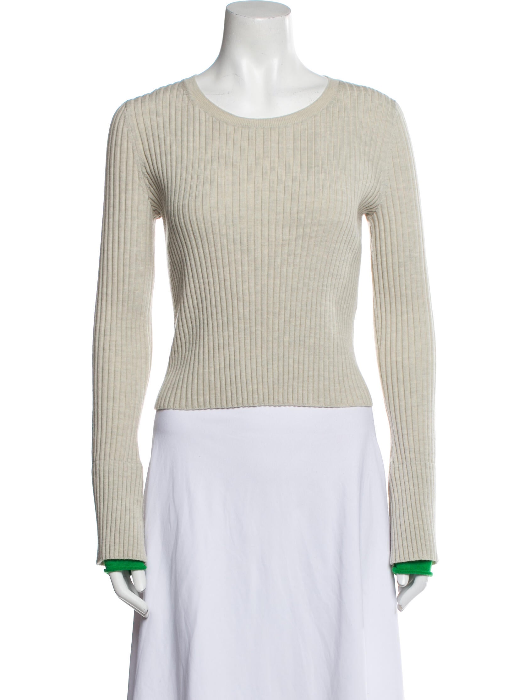 WE-AR4 Wool Scoop Neck Top