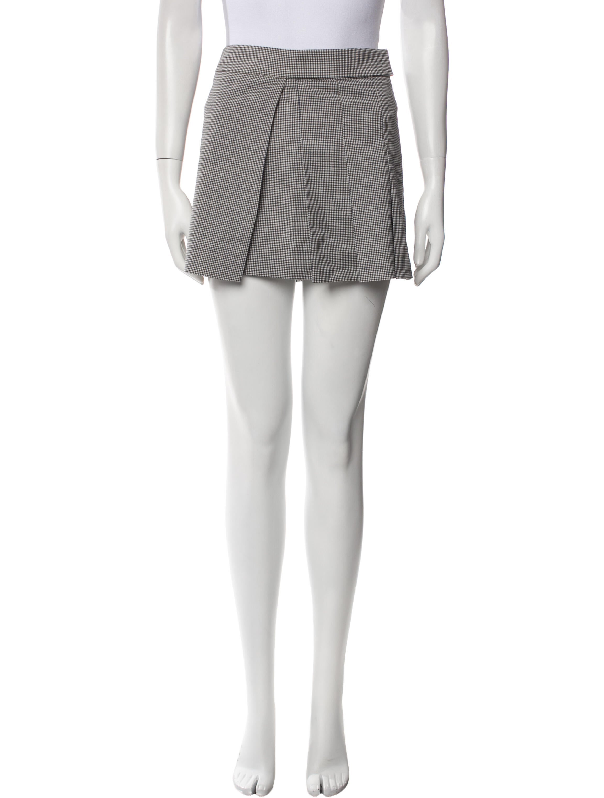 WE-AR4 Wool Mini Skirt