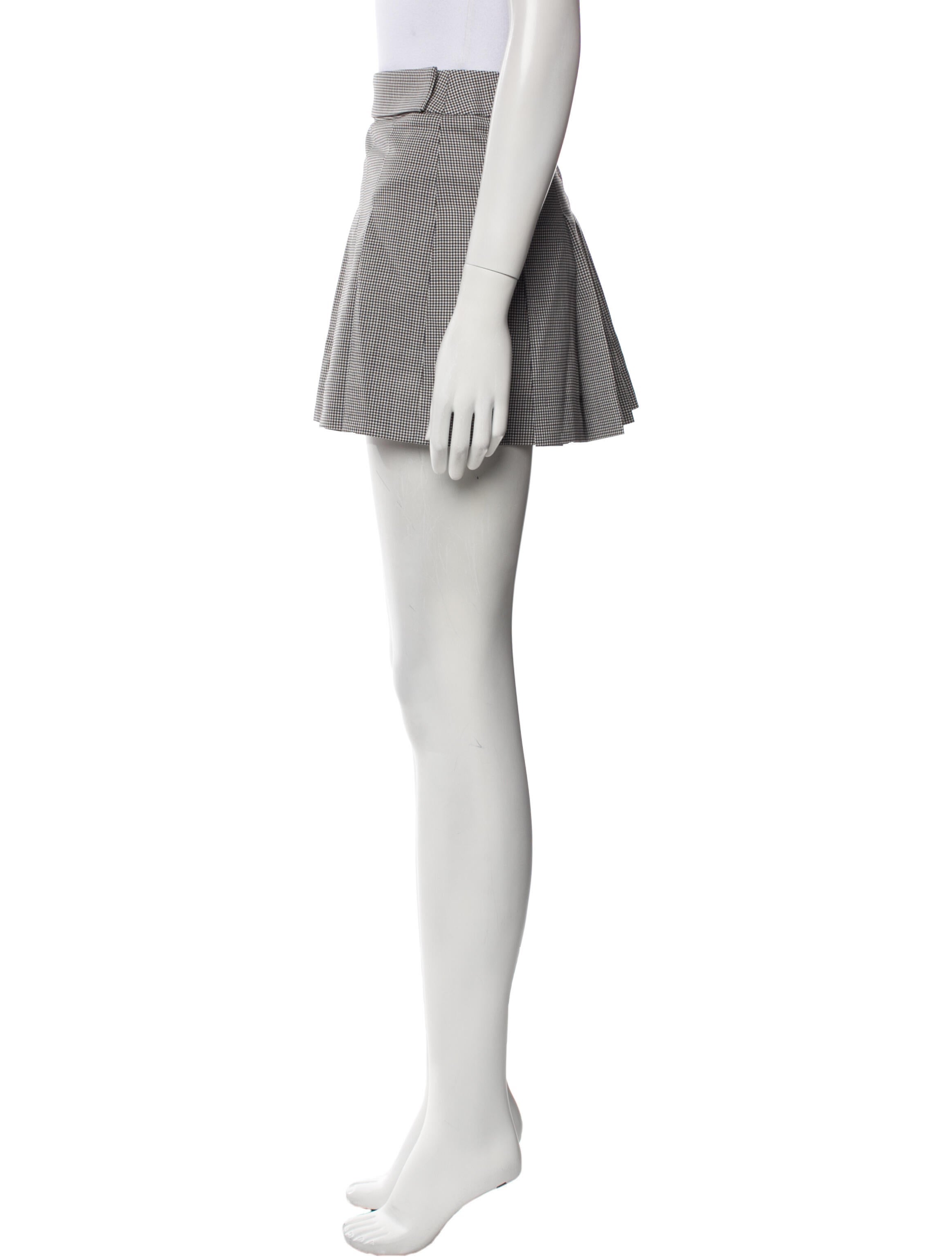 WE-AR4 Wool Mini Skirt