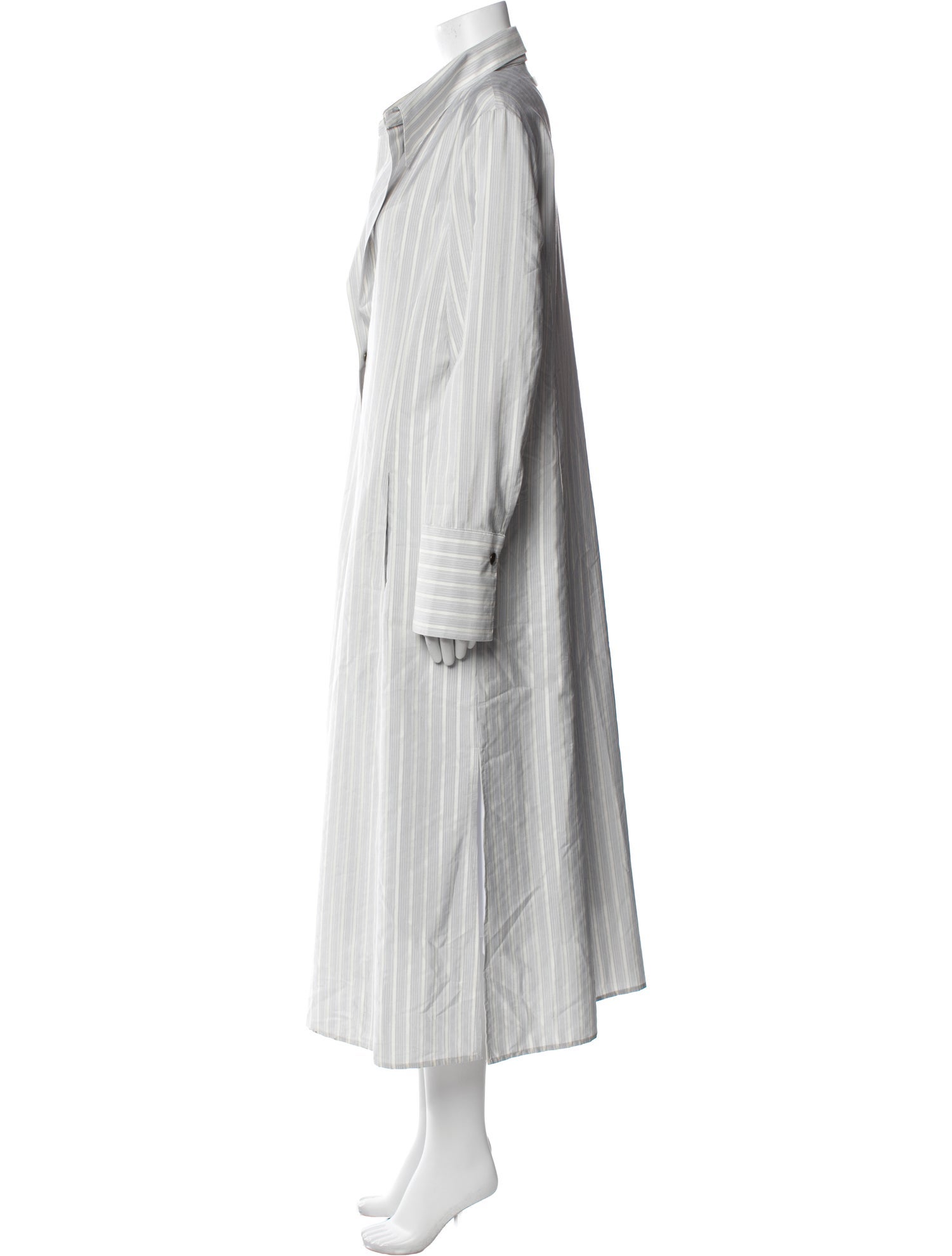 WE-AR4 Silk Striped Robe