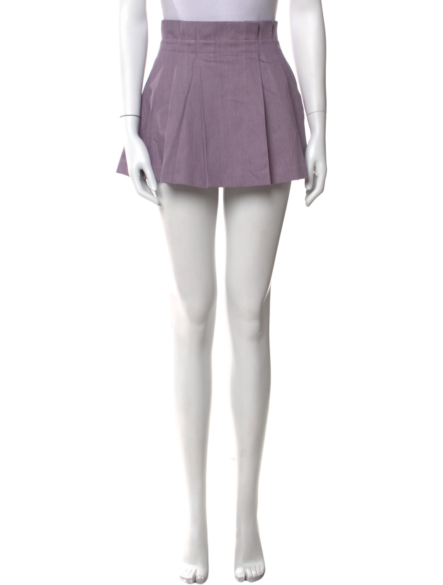 WE-AR4 Pleated Accents Mini Skirt w/ Tags