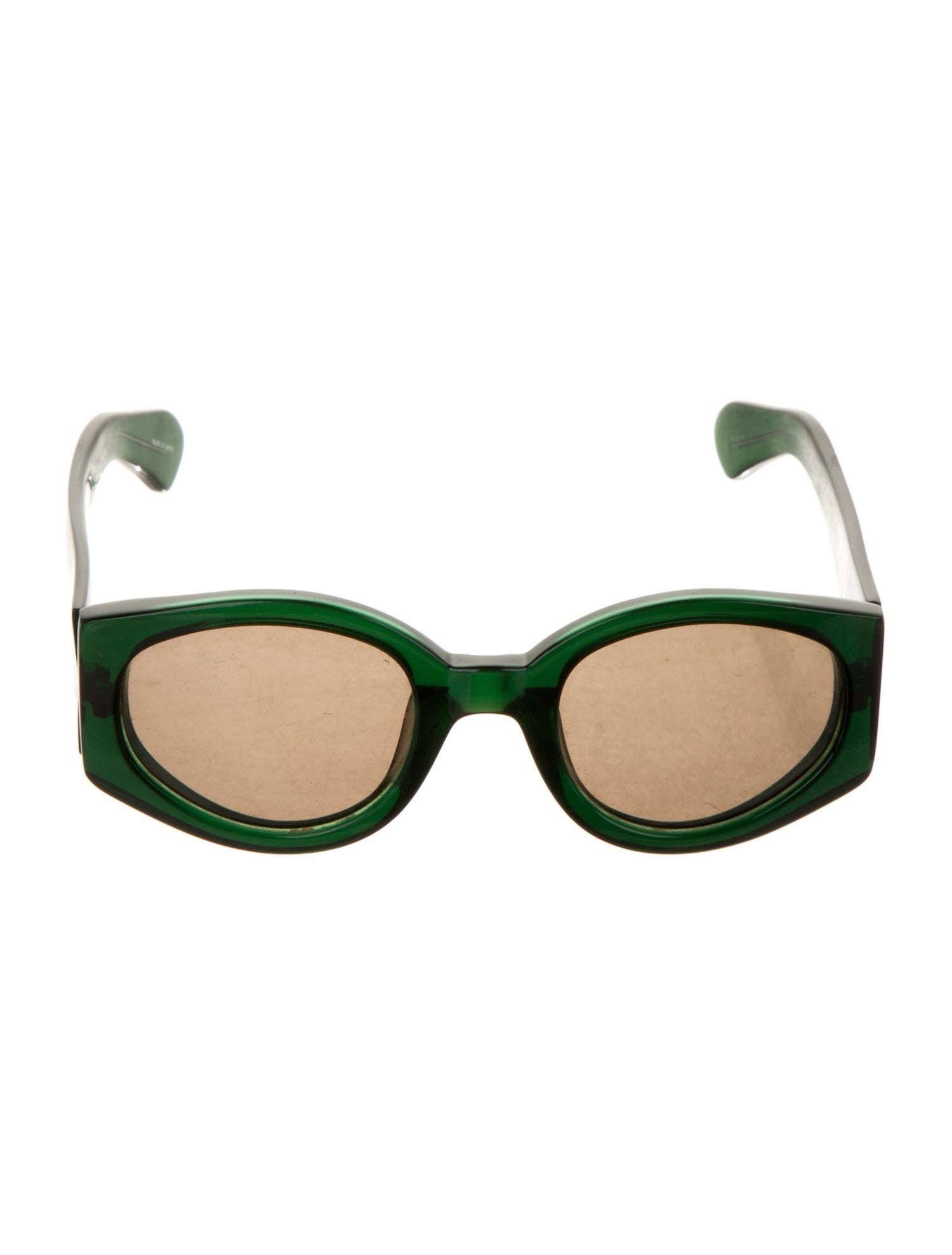 Linda Farrow x Dries Van Noten Square Tinted Sunglasses