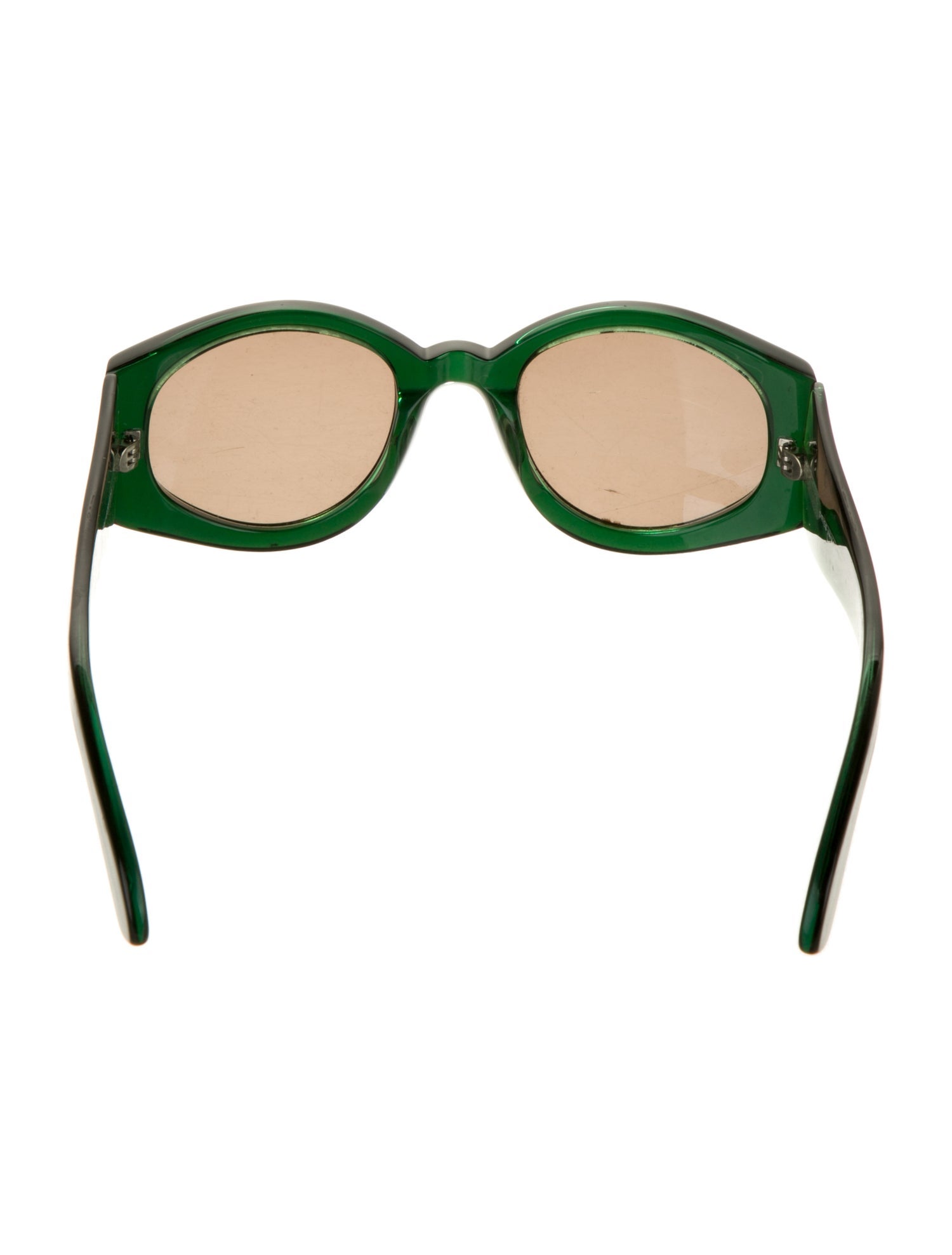 Linda Farrow x Dries Van Noten Square Tinted Sunglasses
