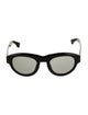 Linda Farrow x Dries Van Noten Wayfarer Tinted Sunglasses