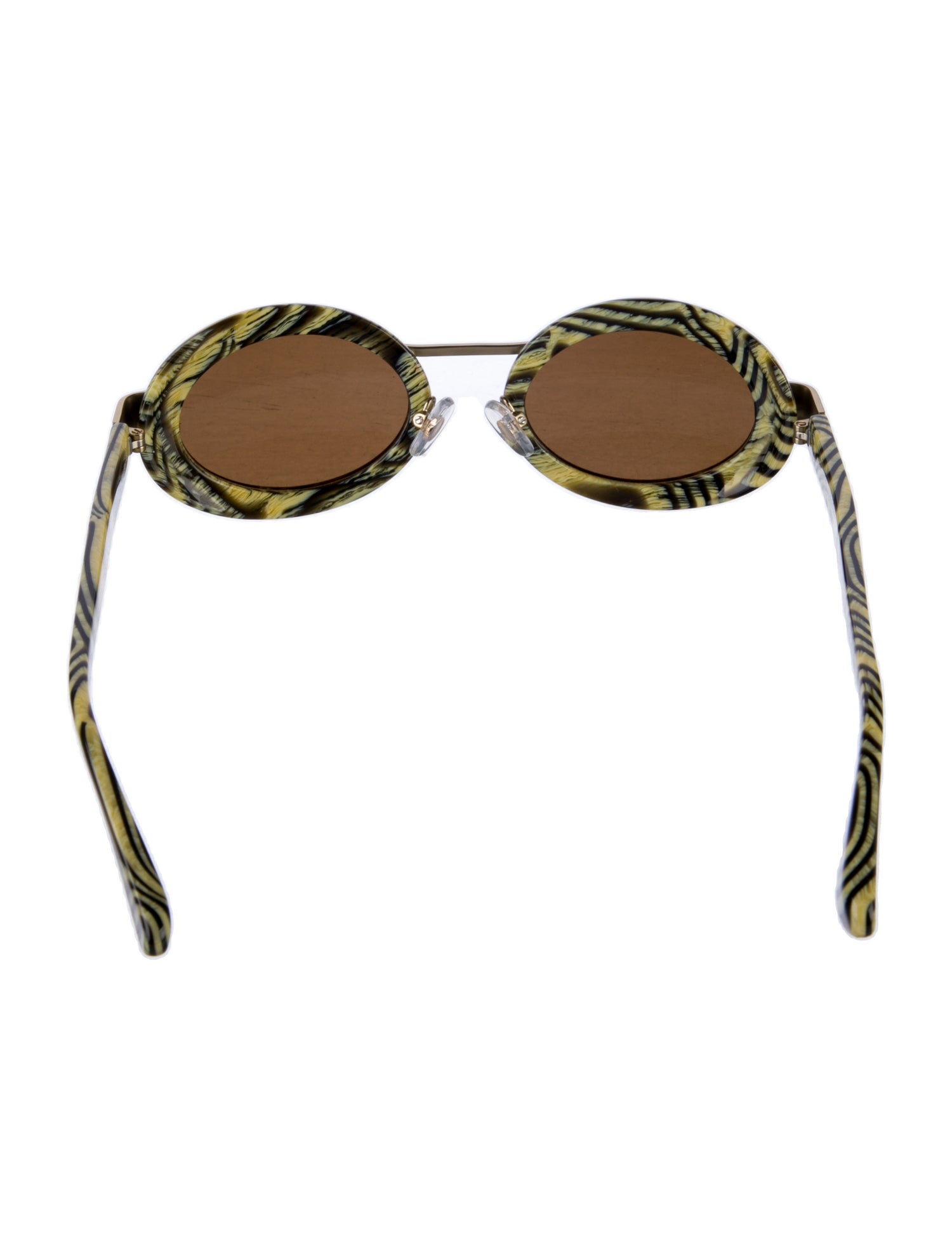 Linda Farrow x Dries Van Noten Round Tinted Sunglasses