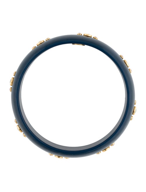 Mark Davis Tourmaline & Ruby Bakelite Bangle