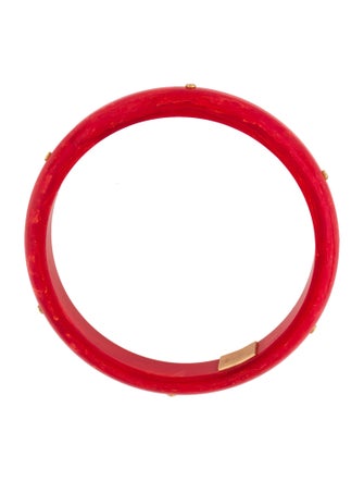 Mark Davis 18K Diamond & Bakelite Bangle