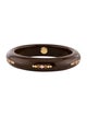 Mark Davis 18K Bakelite, Sapphire & Garnet Jane Bangle