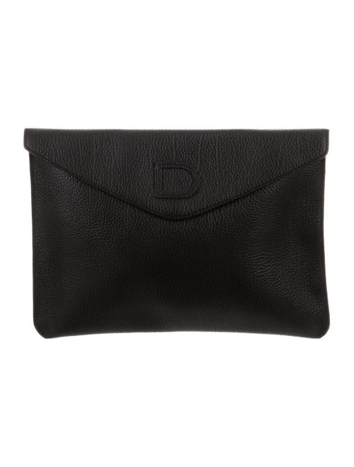 Delvaux Envelope Clutch Black