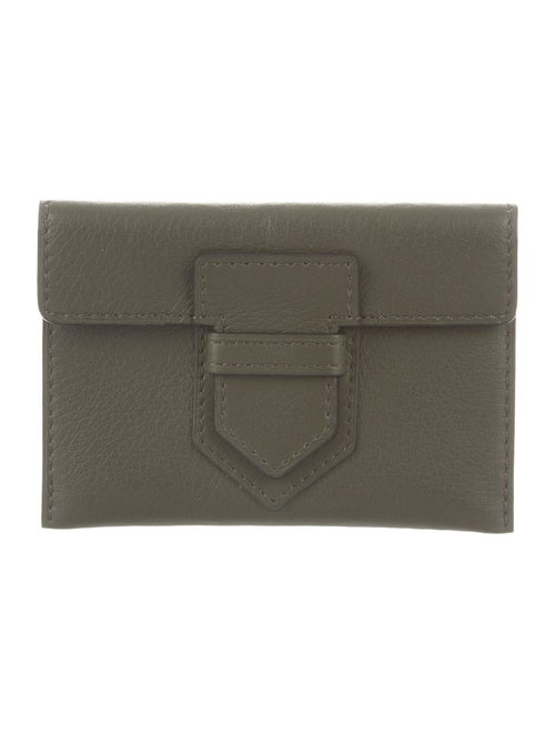 Delvaux Presse Cardholder olive