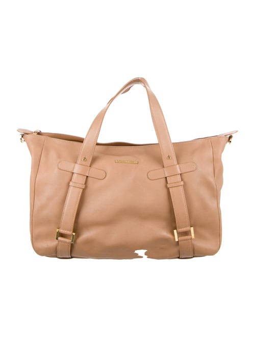 Delvaux Leather Handle Bag Gold