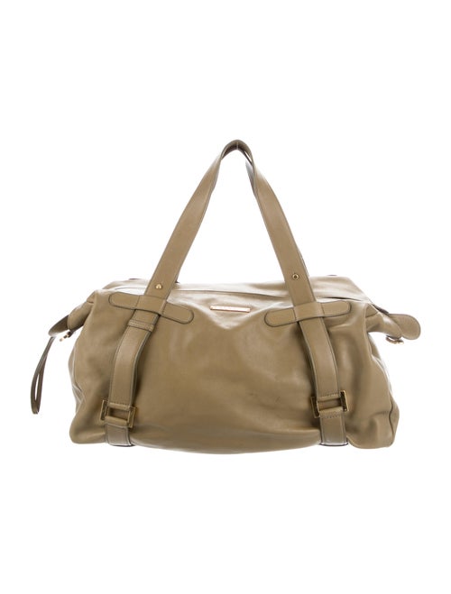 Delvaux Leather Shoulder Bag Green