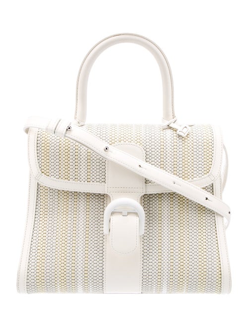 Delvaux Woven Lé Brillant MM w/ Strap