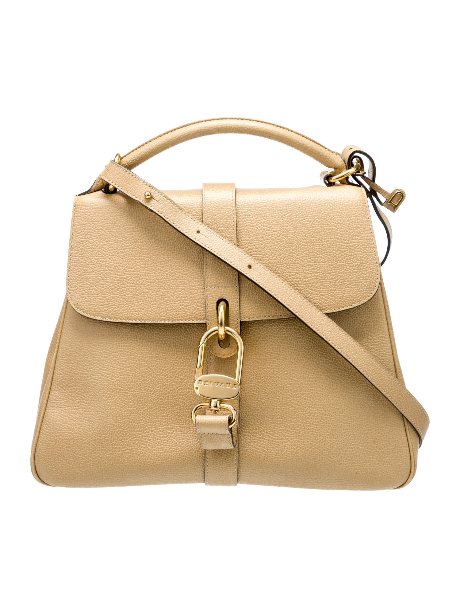Delvaux Leather Top Handle Bag
