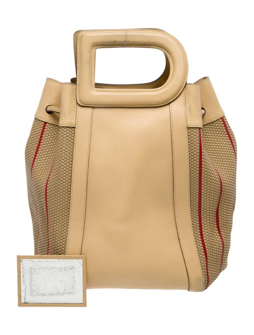 Delvaux Leather Toile De Cuir