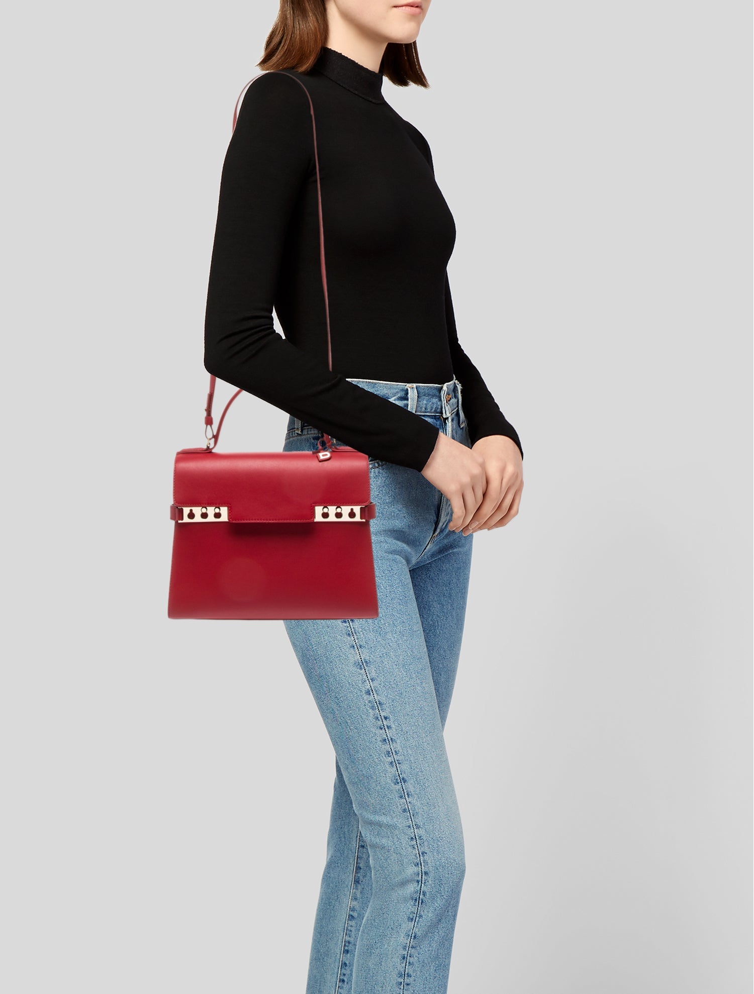 Delvaux Leather Tempete MM