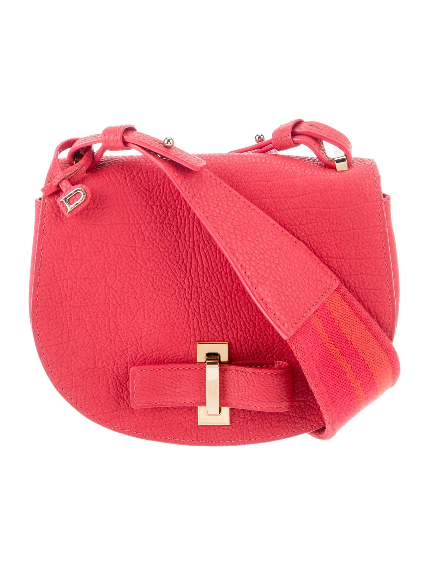 Delvaux Leather Le Mutin Mini Saddle Bag Mini