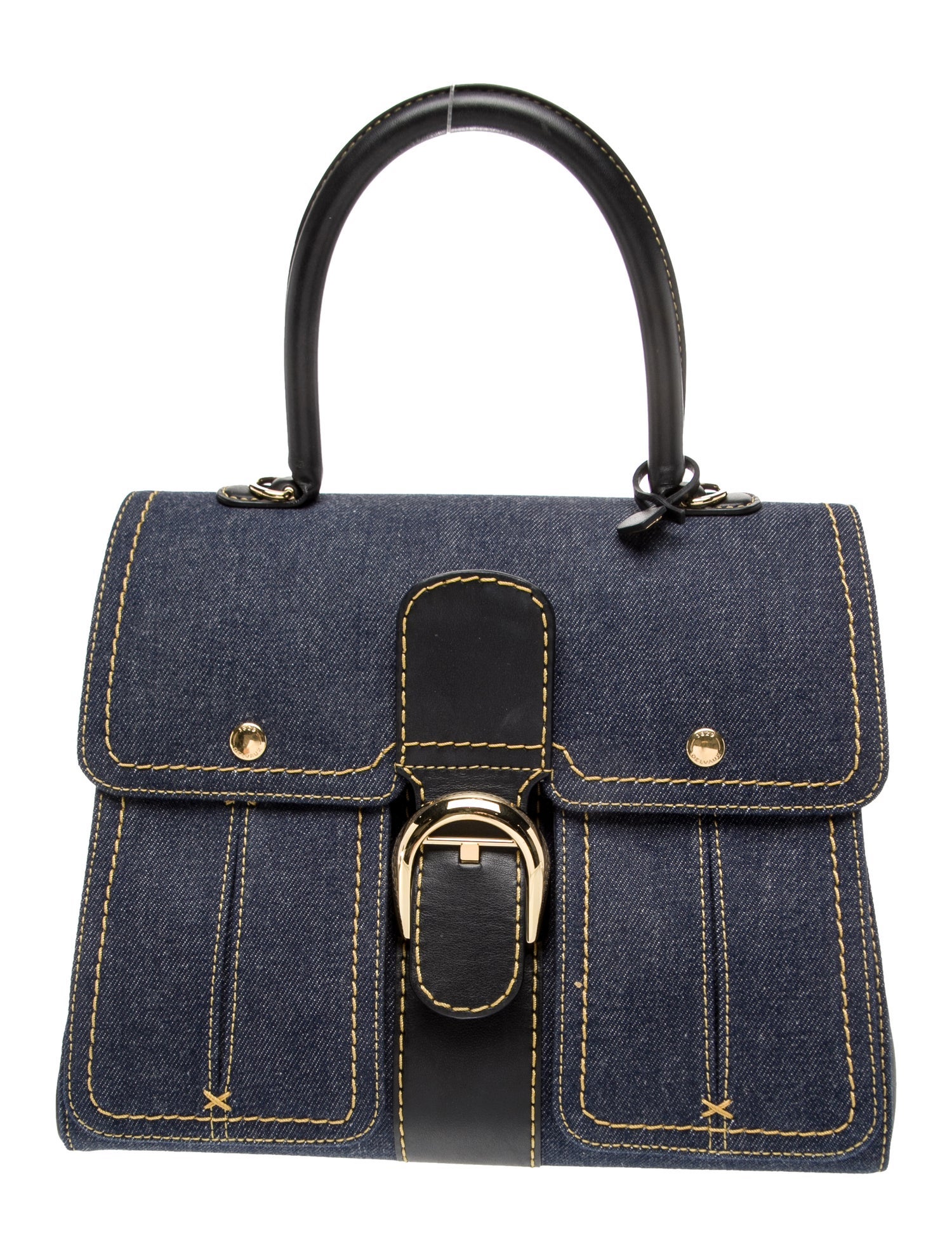 Delvaux Denim Brillant Trench bag MM
