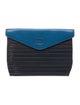 Delvaux Leather Toile De Cuir Envelope