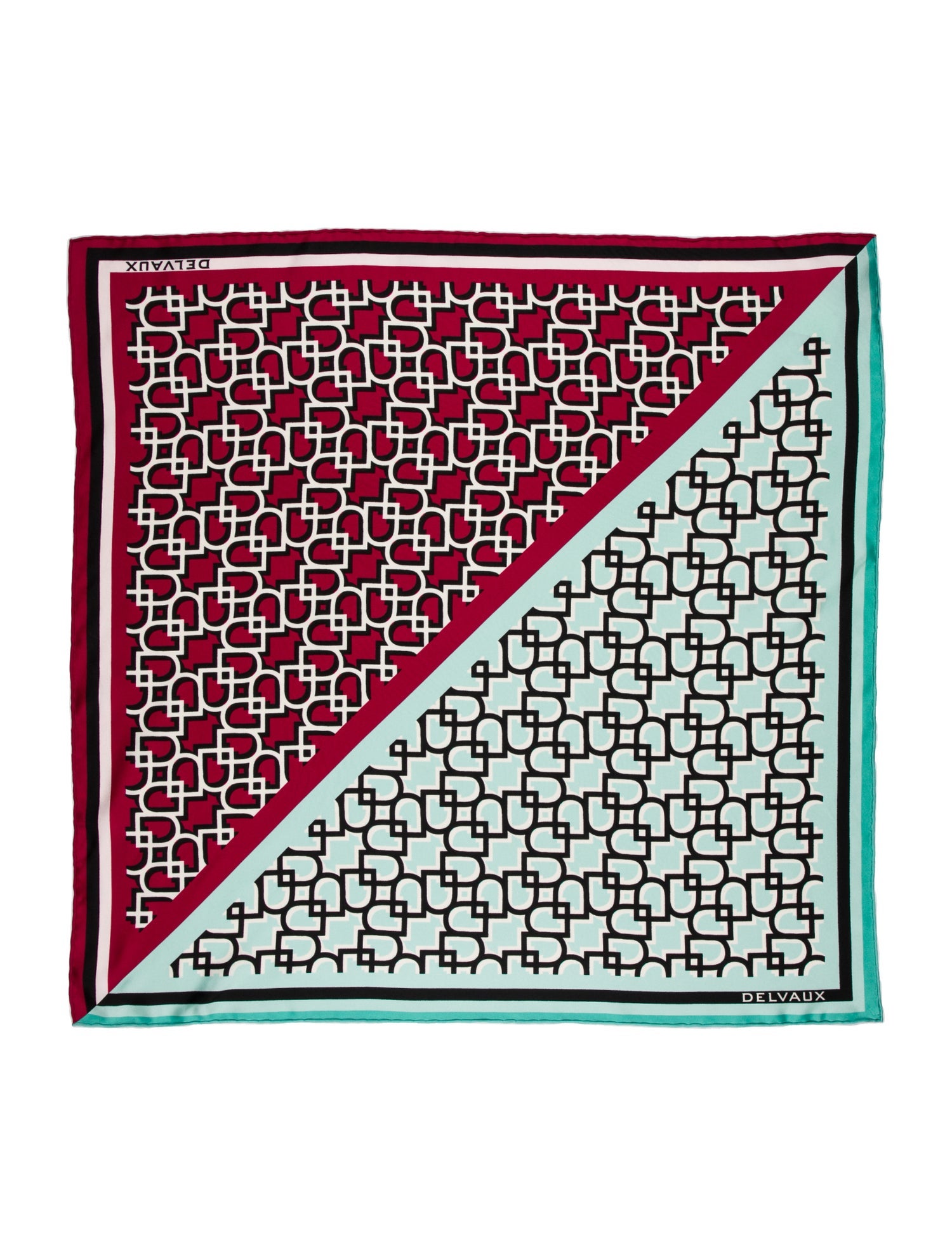 Delvaux Silk Printed Scarf