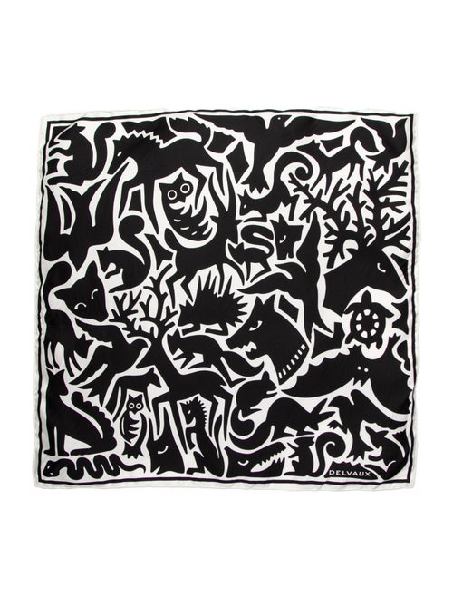 Delvaux Silk Printed Scarf