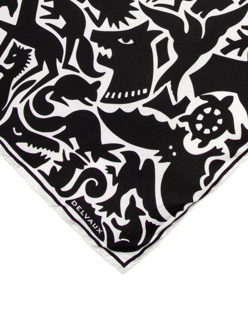Delvaux Silk Printed Scarf