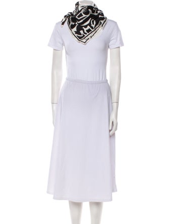 Delvaux Silk Printed Scarf