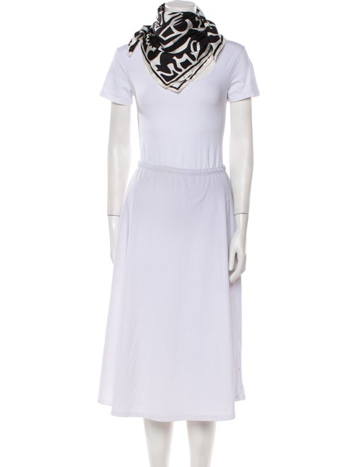 Delvaux Silk Printed Scarf