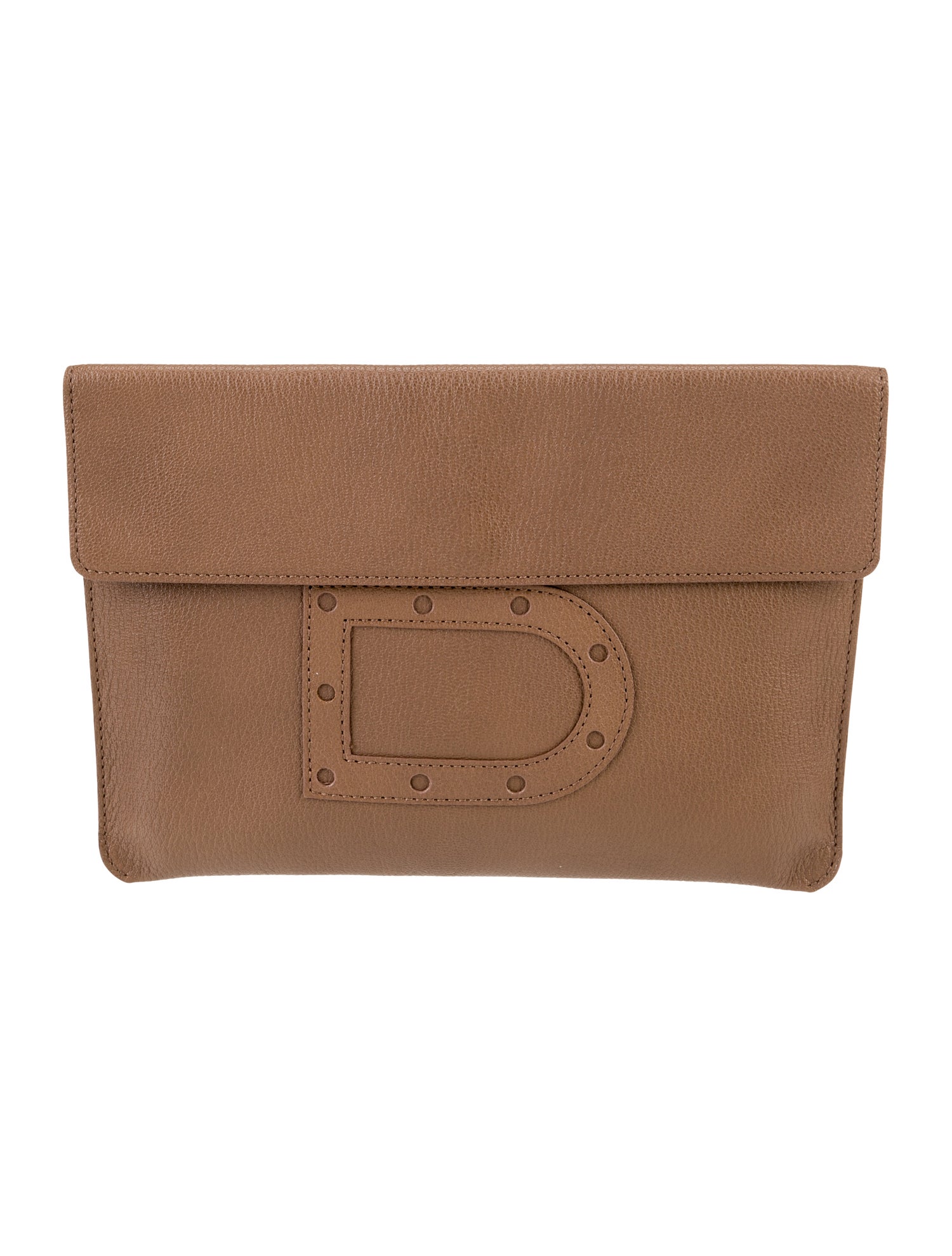 Delvaux Leather Clutch