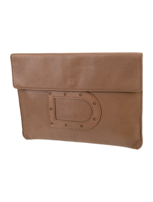 Delvaux Leather Clutch