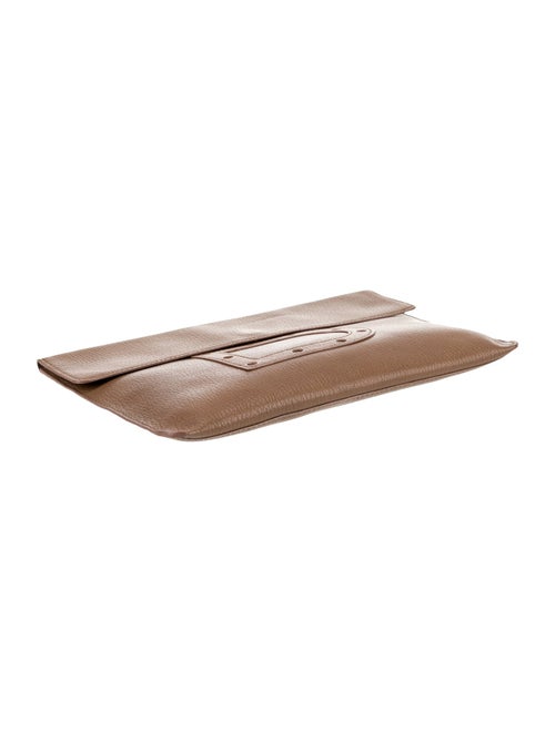 Delvaux Leather Clutch